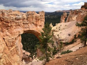 The massive Natural Bridge in Bryce Canyon National Park spans 85 feet