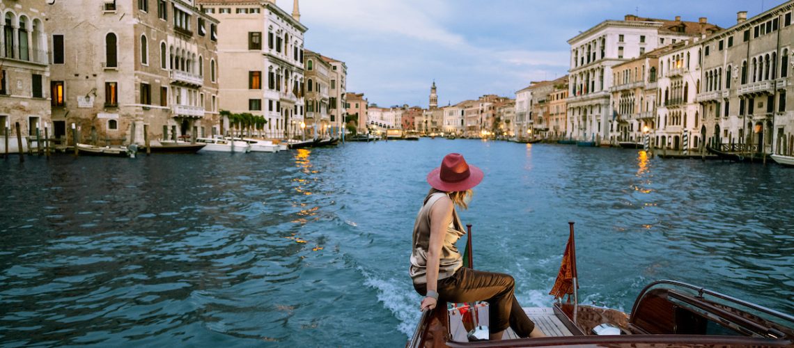 Venice boat tour.